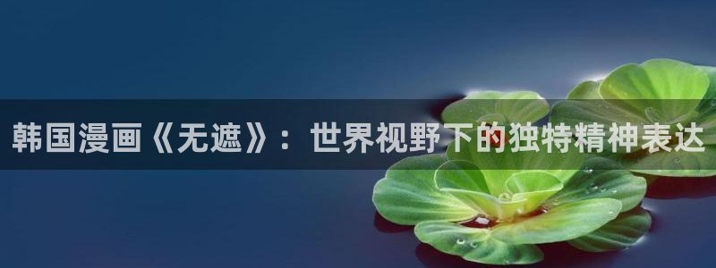 韩漫3ds漫画：韩国漫画《无遮》：世界视野下的独特精神表达